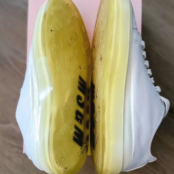 *SOLD*MSGM Oversized Sole Sneaker Italian Leather EUC sz 40 EU $600 Retail - Picture 7 of 9